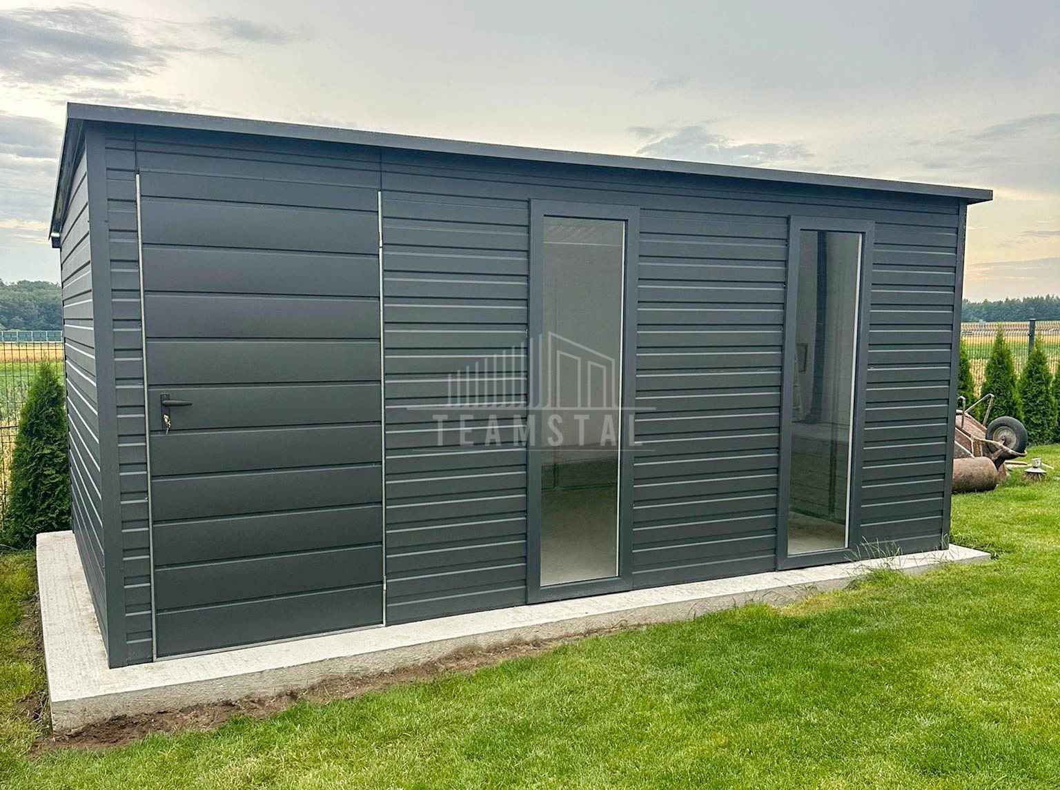 Schowek - Domek 5x2m - drzwi 2x okno  spad w tył TS1142 Śródmieście - zdjęcie 3