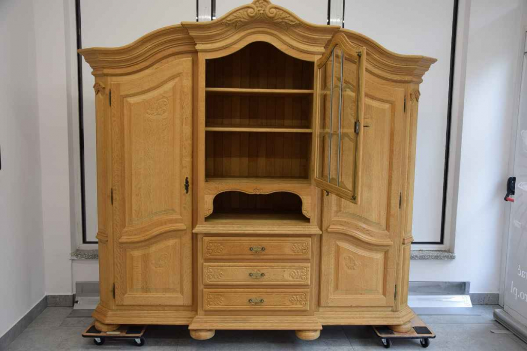 kredens z drewna dębowego - super stan Olsztyn - zdjęcie 4