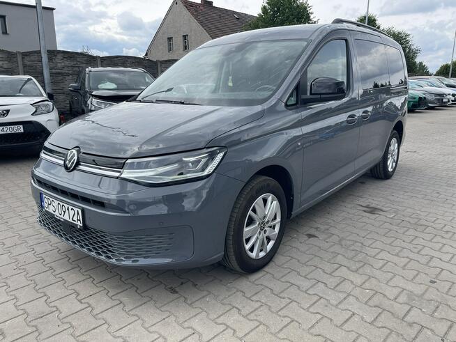 Volkswagen Caddy Salon PL MAXI Automat Skóra HAK Klimatronik 7 osobowy Gliwice - zdjęcie 3