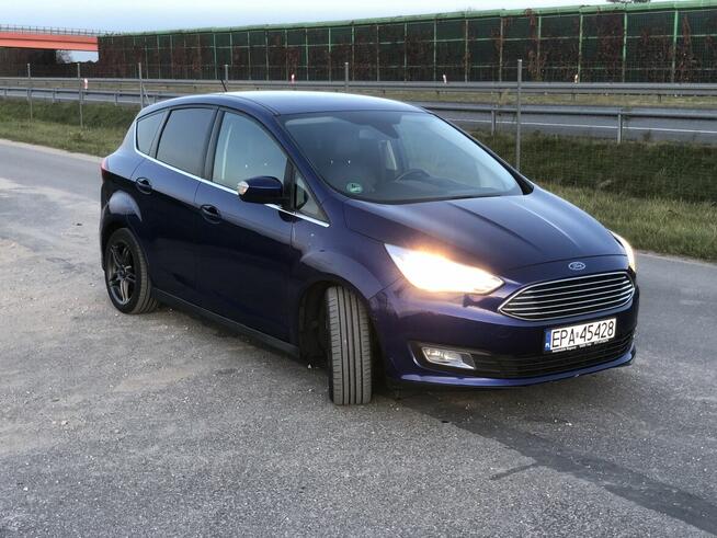 Ford C-Max 2.0 diesel 150 ps 2015r klima, skóra, alu-koła Pabianice - zdjęcie 1