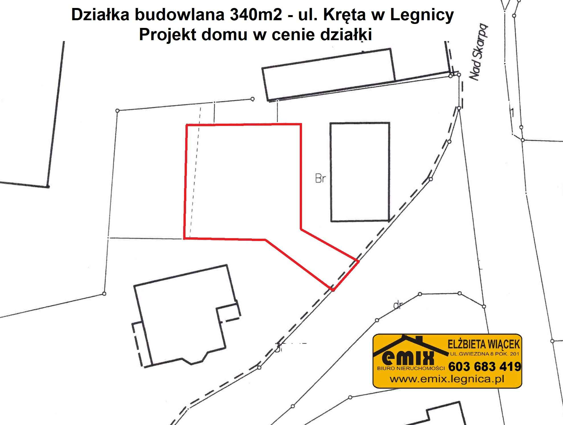 Działka budowlana w centrum Legnicy + projekt domu Legnica - zdjęcie 11