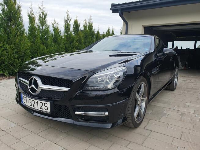 Mercedes-Benz SLK 350, salon PL, bezw. 14.000 km, pakiet AMG Katowice - zdjęcie 1