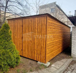 Garaż blaszany 3x5m brama dwuskrzydłowa 2x okno dach ST240 Leszno - zdjęcie 3