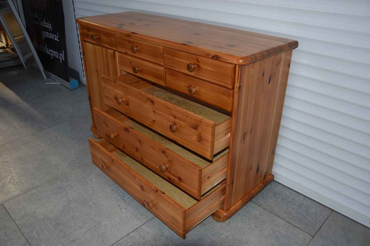 komoda z drewna sosnowego - jak nowa Olsztyn - zdjęcie 5