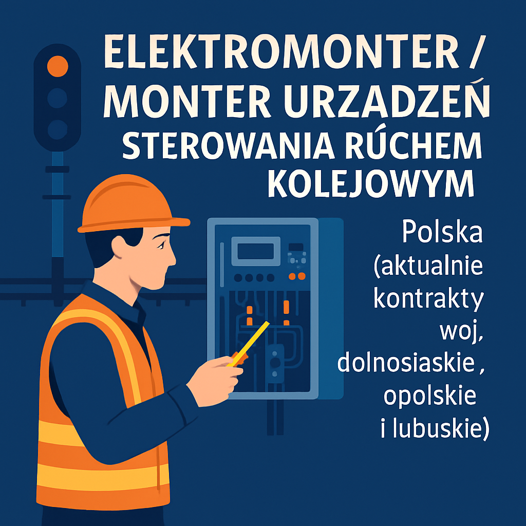 Elektromonter/ Monter urządzeń sterowania ruchem kolejowym Krzyki - zdjęcie 1