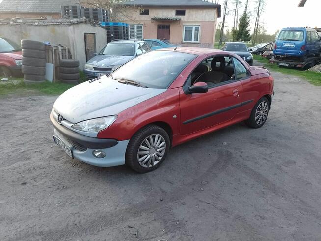 Fajny Peugeot 206 CC*2001 r*2,0 Benz*Długie Oce i Prz Tech* Zduńska Wola - zdjęcie 3