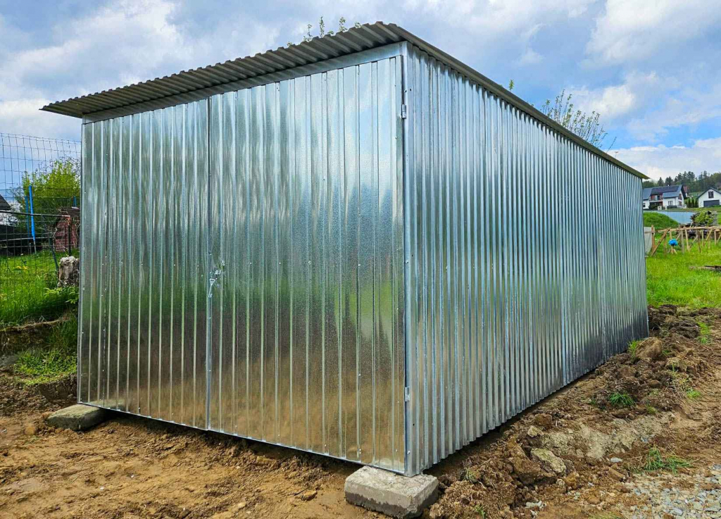 Garaż blaszany 3×5 m II klasa na budowę wolnostojący brama GB118 Rybnik - zdjęcie 4