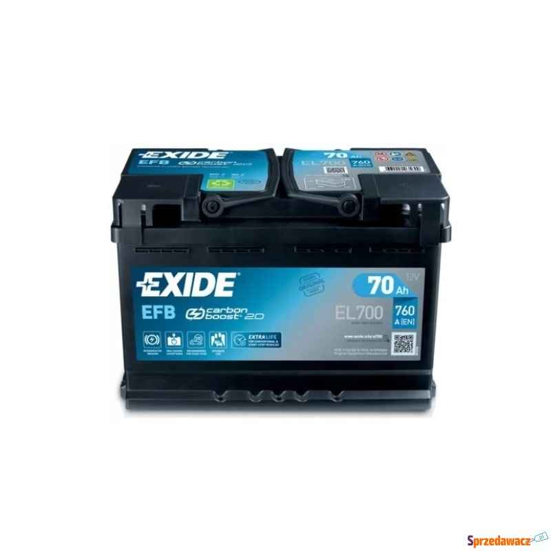Akumulator 70Ah 760A Exide efb start&amp;stop Legnica - zdjęcie 1