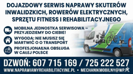 Profesjonalny serwis z dojazdem: rehabilitacja, fitness, skutery
