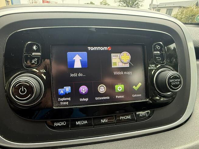 Fiat 500X 1.4T 2017r Climatronic Nawigacja Alufelgi Serwis Key Less Go Sokołów Podlaski - zdjęcie 8