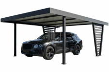 Carport V PREMIUM 4,5x5,5m Wypełnienie panelami Wiata  ID1185