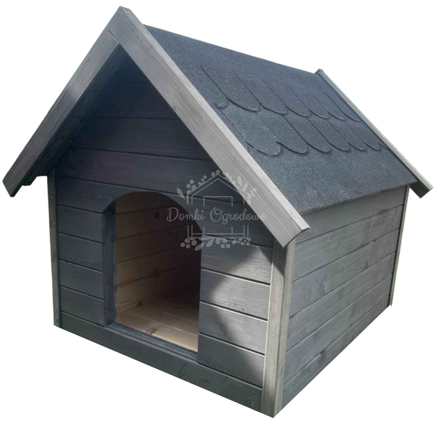 Buda dla psa Rozmiar "L" - Grafit - Dach dwuspadowy ID829 Zielona Góra - zdjęcie 1