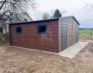 Schowek  - domek ogrodowy 6x4m - 2x drzwi - 4x okno rynny dach ID1069 Jarocin - zdjęcie 3