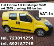 Fiat Fiorino 1.3 TD Multijet Moc 75KM 55kW rok 2009 189 tys.