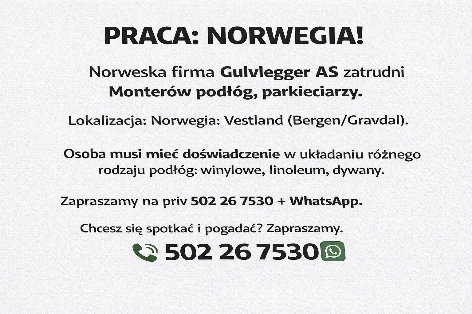 Norwegia. Monter podłóg/Parkieciarz (m/k), wykończenie podłóg Gdynia - zdjęcie 1