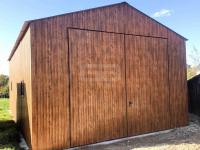 Garaż blaszany 6x9 Brama + 3x okno drewnopodobny  Dach GB184 Kraśnik - zdjęcie 4