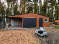 Garaż Blaszany Blaszak 10x6 dwuspadowy drewnopodobny PRODUCENT Reda - zdjęcie 2