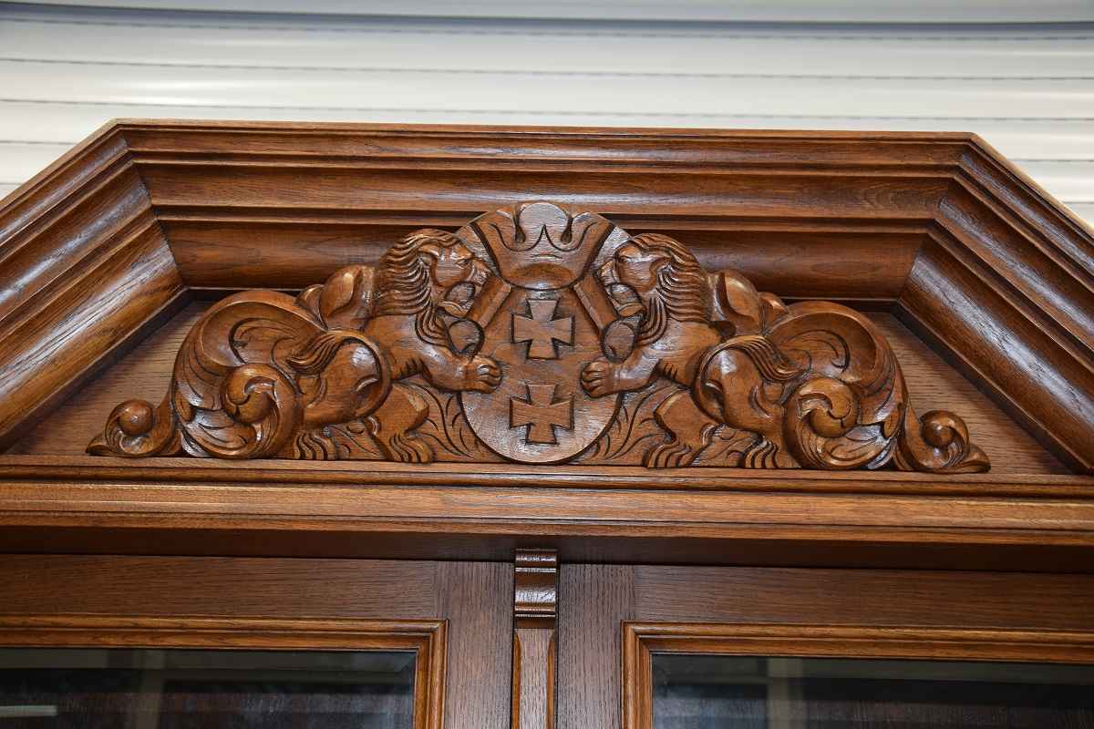 kredens dębowy - meble gdańskie - jak nowy Olsztyn - zdjęcie 5