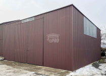 Hala blaszana - Magazyn 9x8m - Brama dwuskrzydłowa dach GP587 Dąbrowa Górnicza - zdjęcie 2