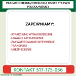 PRACA Opiekun/opiekunka seniora spokojne zlecenie POLSKA/NIEMCY