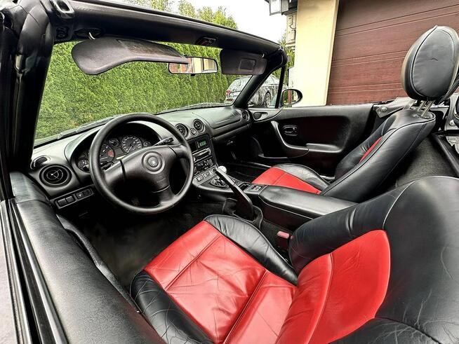 Mazda MX-5 1.6i 110KM Skóry Bardzo Ładny Egzemplarz Zarejestrowana Wrocław - zdjęcie 12