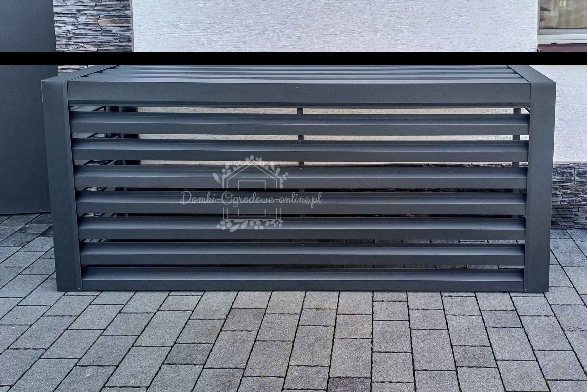 Osłona Klimatyzatora 100x50x60cm Antracyt  Zabudowa Klimatyzacji ID854 Rybnik - zdjęcie 3