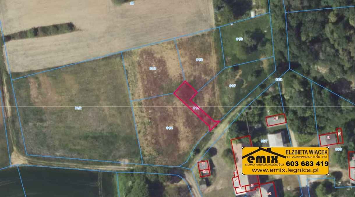 4 działki budowlane z wydanymi warunkami zabudowy, Wysocko k. Złotoryi Złotoryja - zdjęcie 7