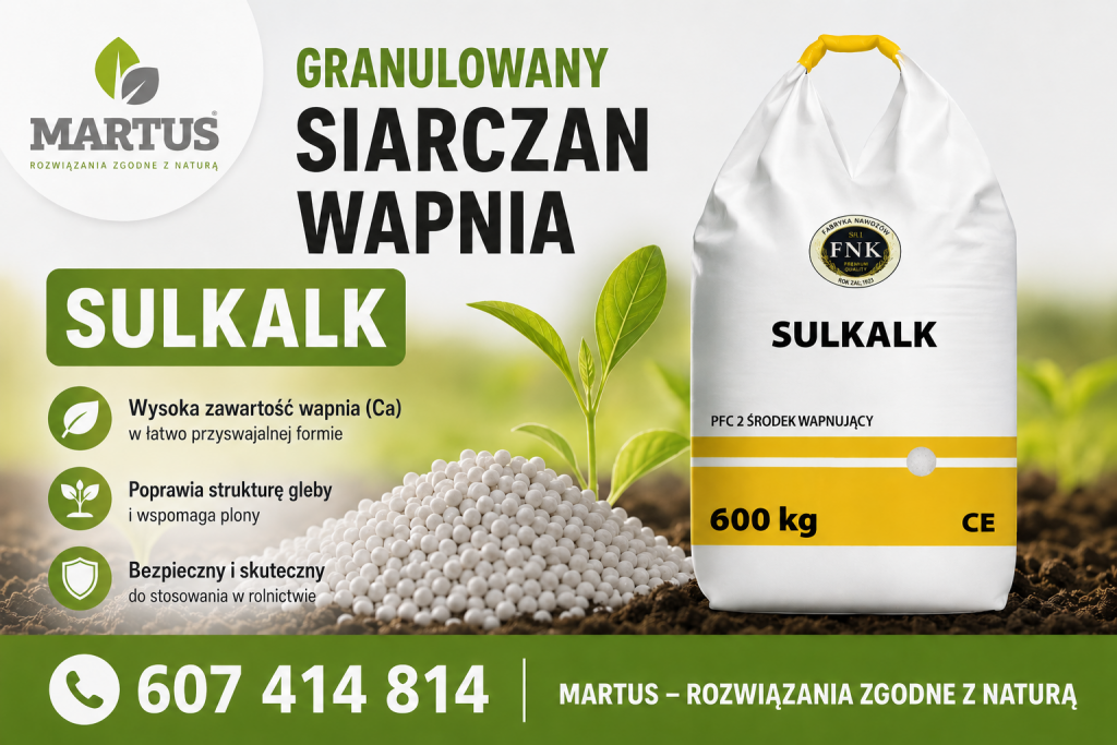 Sulkalk - granulowany siarczan wapnia Wałcz - zdjęcie 1