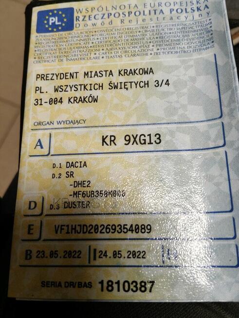 Dacia Duster Kraków - zdjęcie 8