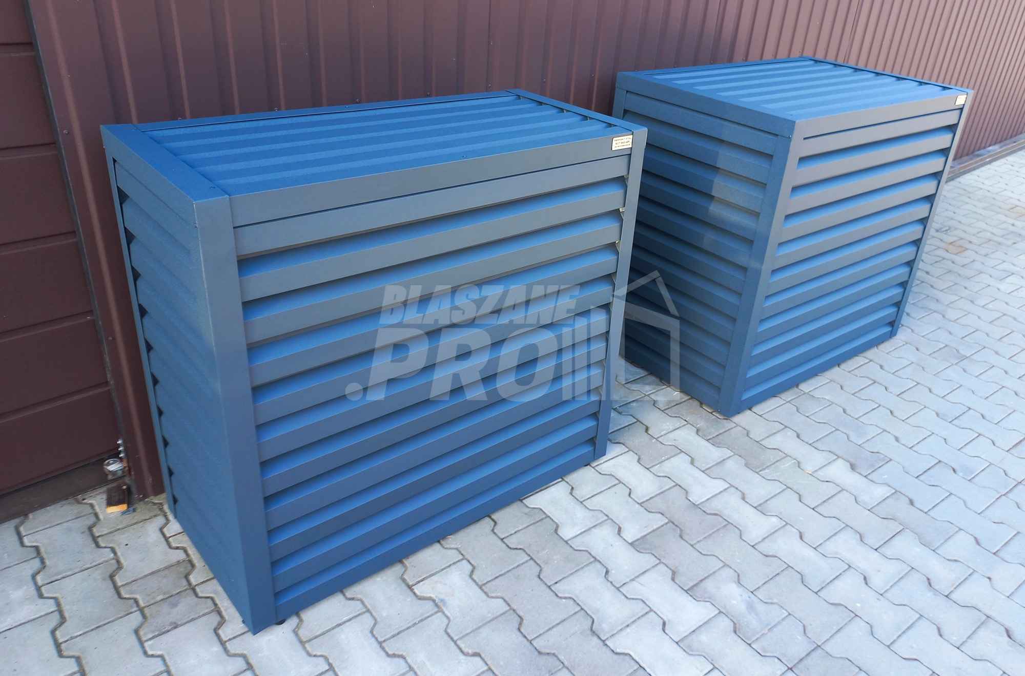 Osłona klimatyzatora - pompy ciepła 90x70x120 cm antracyt GP305 Śródmieście - zdjęcie 4