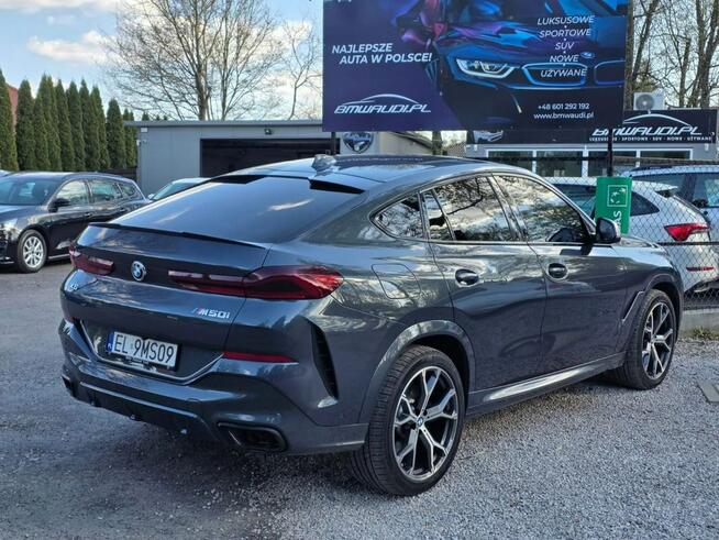 BMW X6 | Benzyna | 530 KM | SUV | 2020 | M50I  | Faktura 23%VAT Łódź - zdjęcie 7