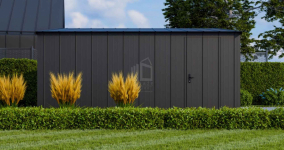 Garaż blaszany 6x4 brama segmentowa drzwi blacha na rąbek dach ID1008 Przasnysz - zdjęcie 5