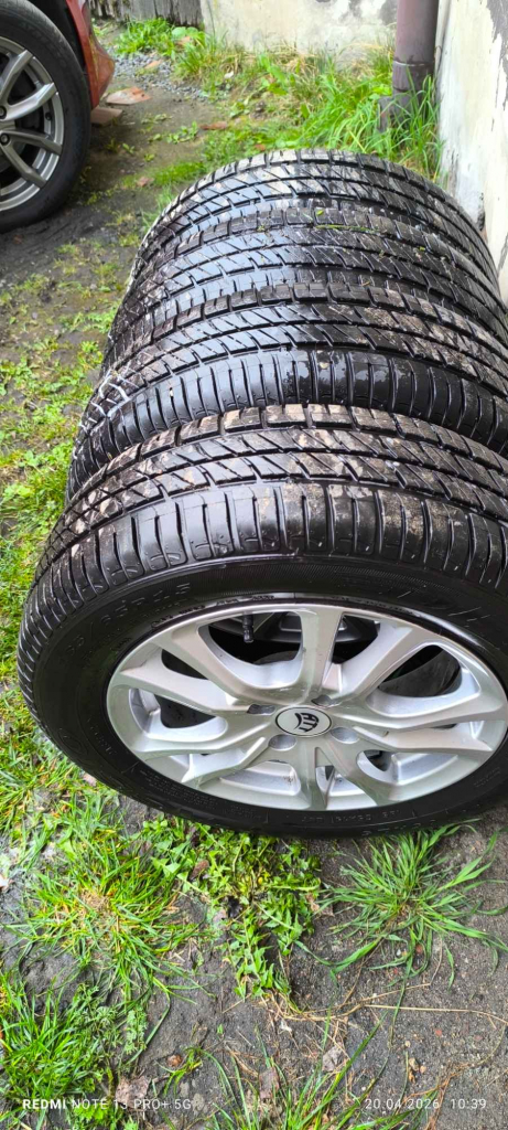 Felgi aluminiowe 15 z czujnikami ciśnienia i oponami renault Clio Zabrze - zdjęcie 3