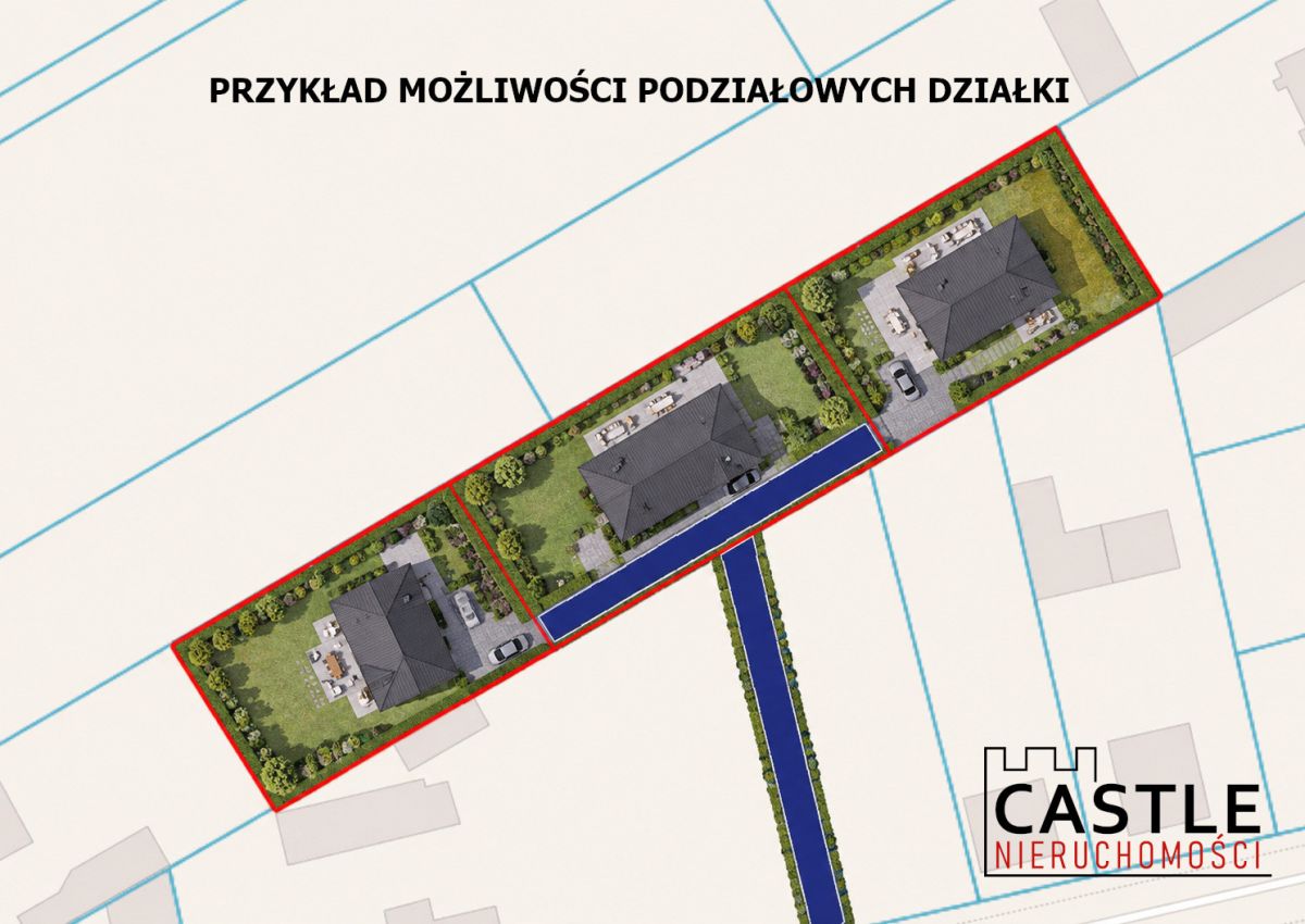 Działka z możliwością podziału na3 działki Kórnik - zdjęcie 4