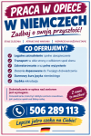 Wyjedź do pracy w Niemczech – zlecenia dla opiekunów seniorów