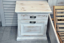 łóżko z materacami i szafkami - komplet jak nowy Olsztyn - zdjęcie 6