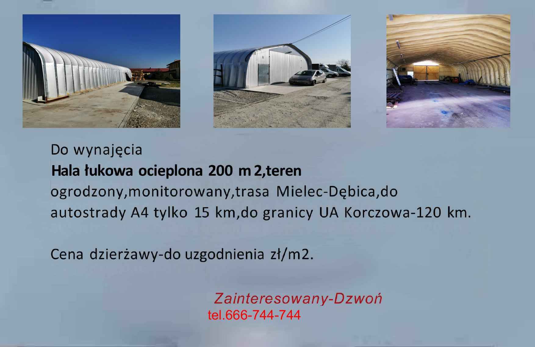 Do wynajęcia-Hala magazynowa 200 m2 Przecław - zdjęcie 1