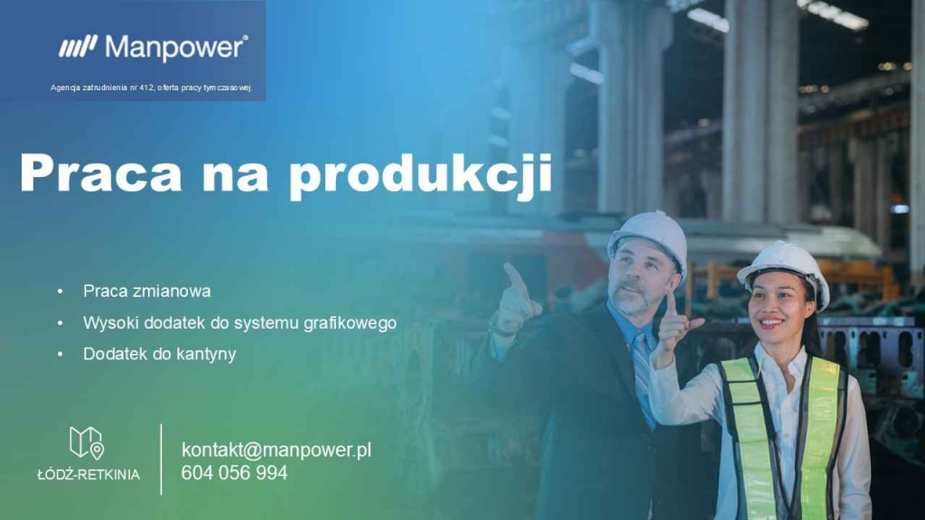 trwa rekrutacja na stanowisko produkcyjne Łódź Polesie Polesie - zdjęcie 1