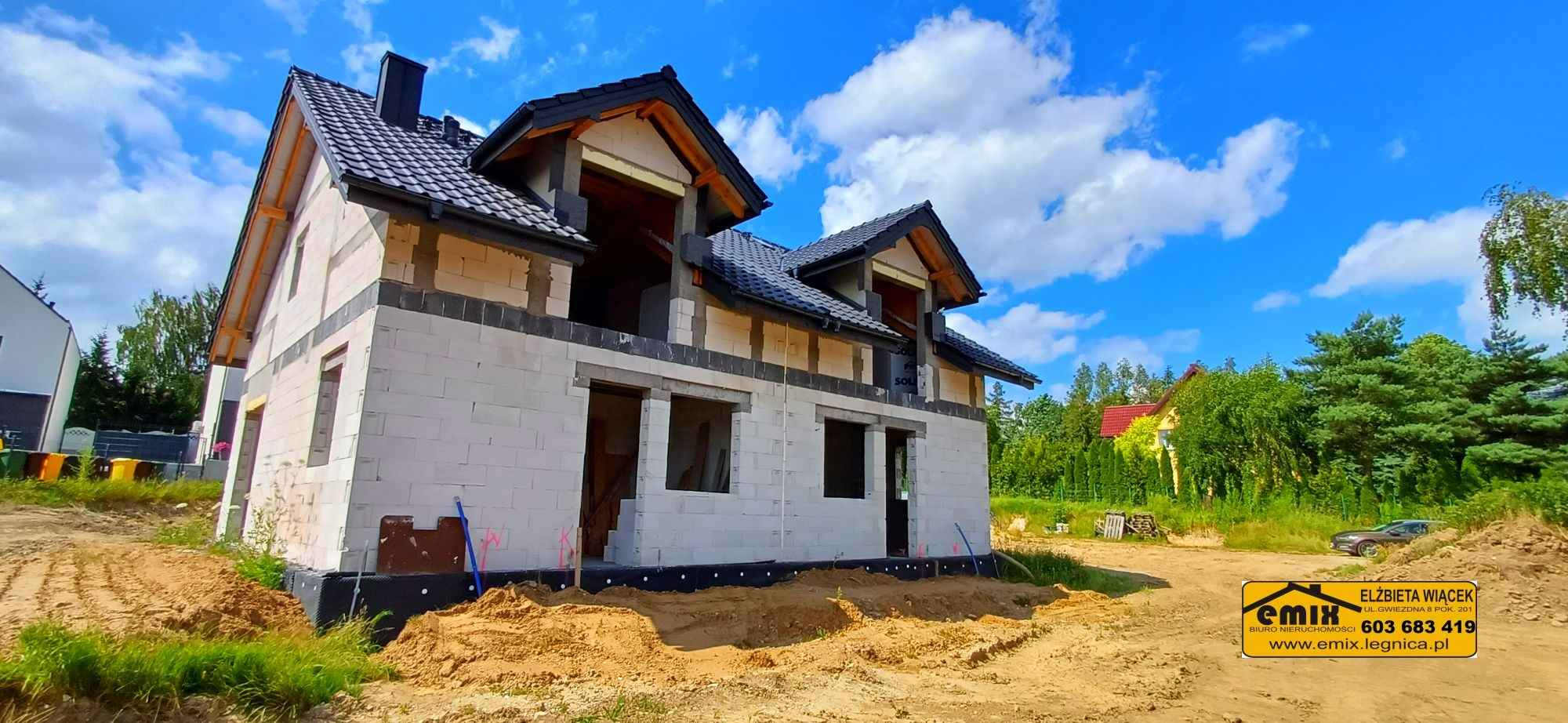 Rozpoczęta budowa bliźniaka - możliwość dalszego budowania - Złotoryja Złotoryja - zdjęcie 2
