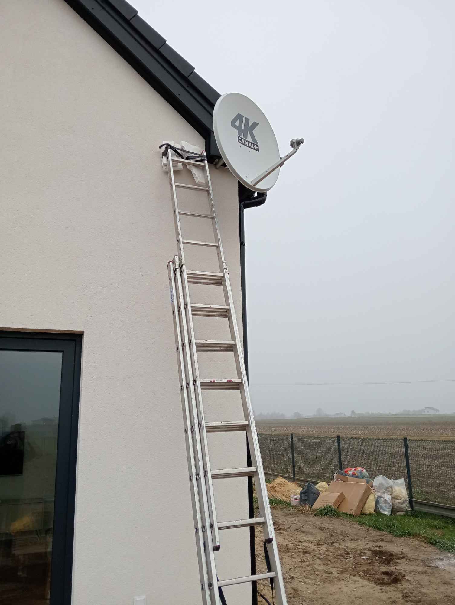 Ustawienie Montaż serwis Instalacja anten naziemnych satelitarnych Katowice - zdjęcie 3