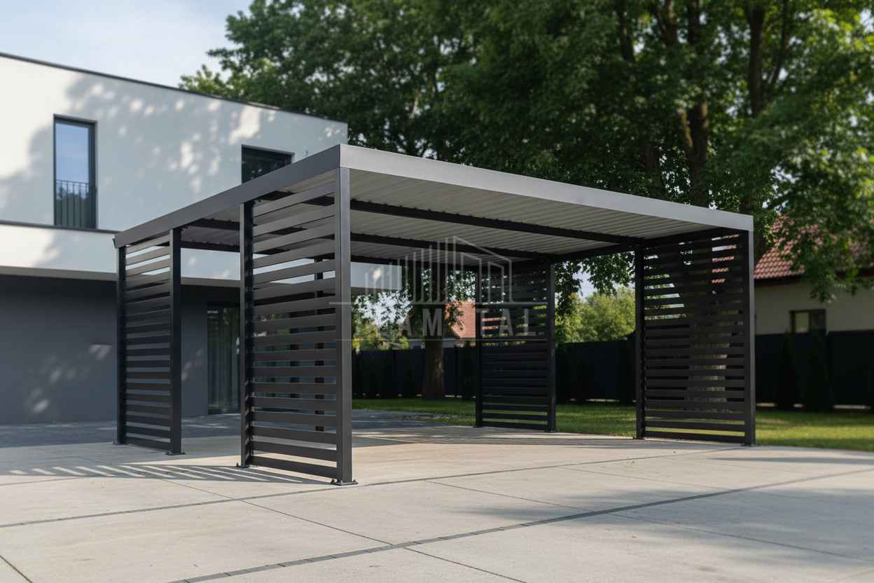 CarPort PREMIUM - wiata samochodowa 5,8x5,5 dodatkowa zabudowa TS1244 Inowrocław - zdjęcie 2