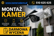 MONTAŻ KAMER ŁÓDŹ – DARMOWA WYCENA | OK-SYSTEMY ZABEZPIECZEŃ