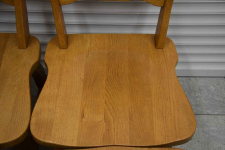 krzesła dębowe 4 sztuki - jak nowe Olsztyn - zdjęcie 4