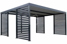 CarPort PREMIUM - wiata samochodowa 4,5x5,5 dodatkowa zabudowa ID1172