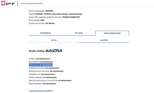 Hyundai Tucson Hybryda Diesel Automat Bogato Wyposażony Elbląg - zdjęcie 4