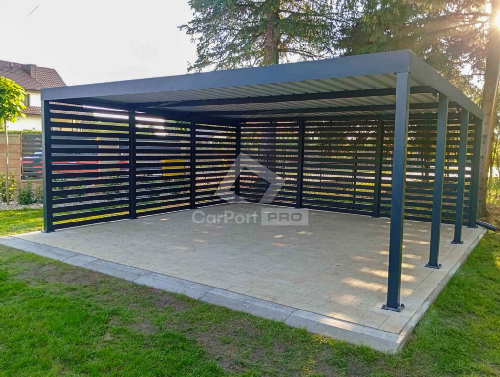 CarPort PREMIUM wiata samochodowa 6x6 dodatkowa zabudowa CP124 Bartoszyce - zdjęcie 2