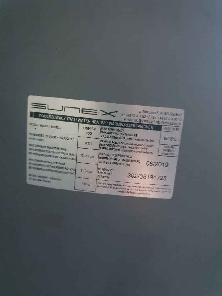 Podgrzewacz do wody 300 L Grójec - zdjęcie 2
