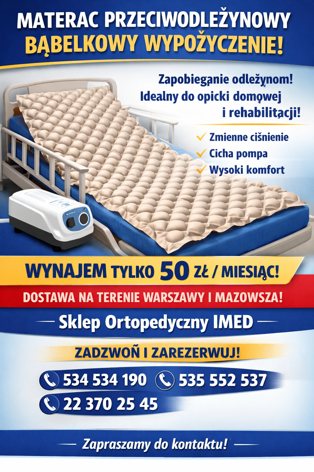 MATERAC PRZECIWODLEZYNOWY BABELKOWY WYPOZYCZENIE Bemowo - zdjęcie 1