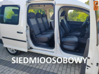 VW Caddy 7osobowy, FV VAT23%, doinwestowany, przebieg trasowy