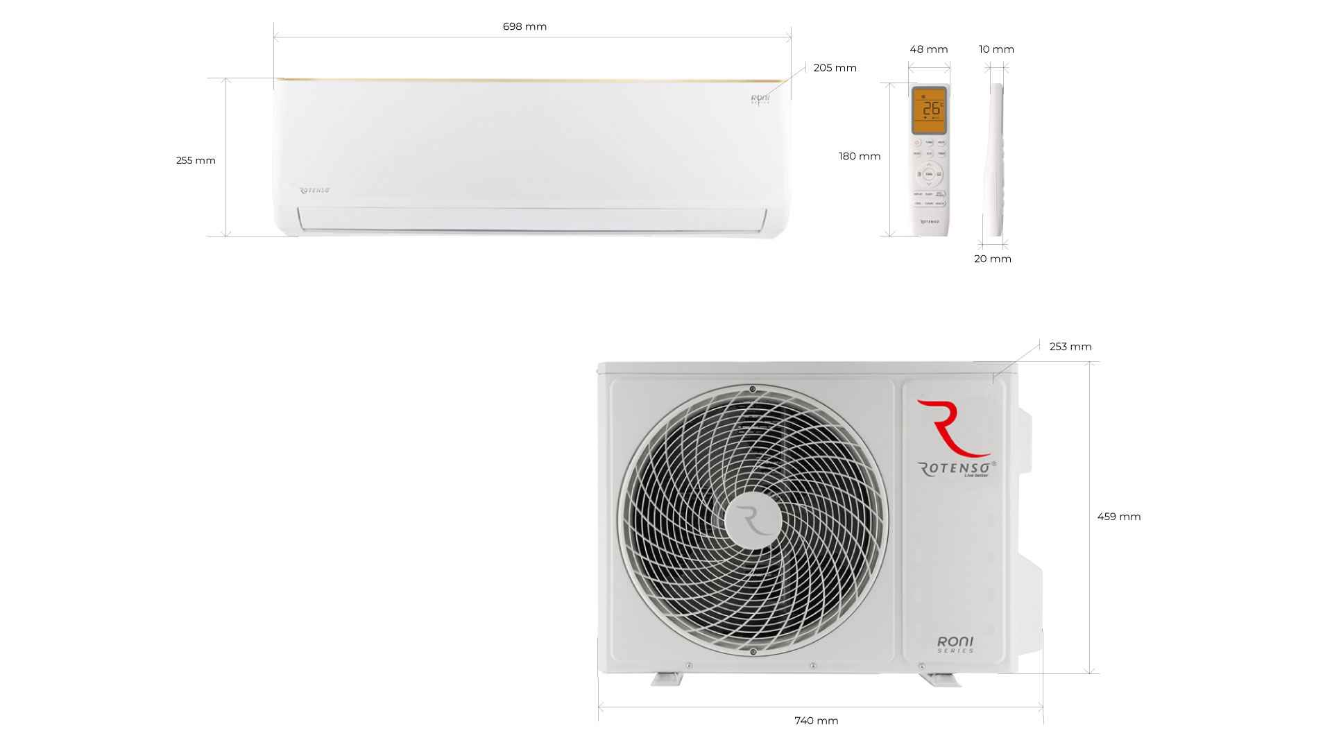 Klimatyzacja Rotenso 2,6 kW czyste i zdrowe powietrze Twoim w domu Fabryczna - zdjęcie 6